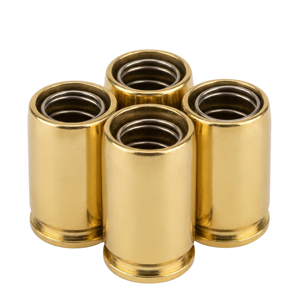 6 spring-loaded casings