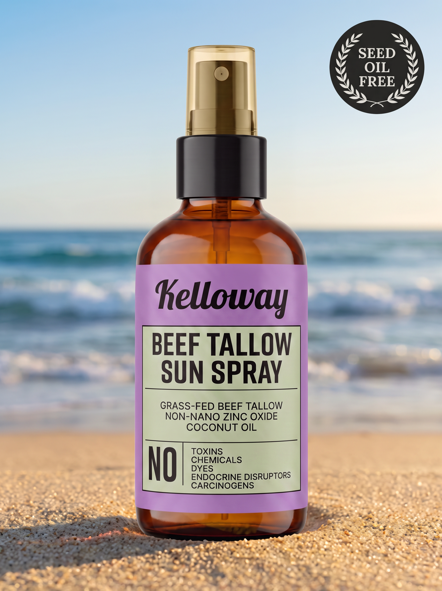 Beef Tallow Mineral Sun Spray