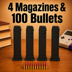 4 Mags + 100 Ammo