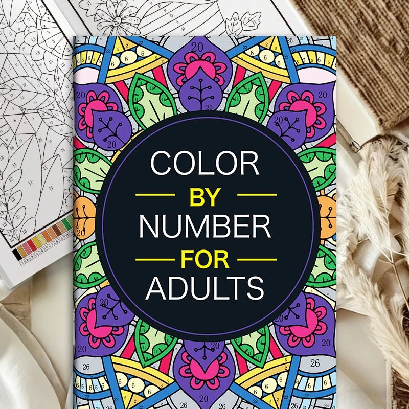 Color By Number Book - 2nd Edition