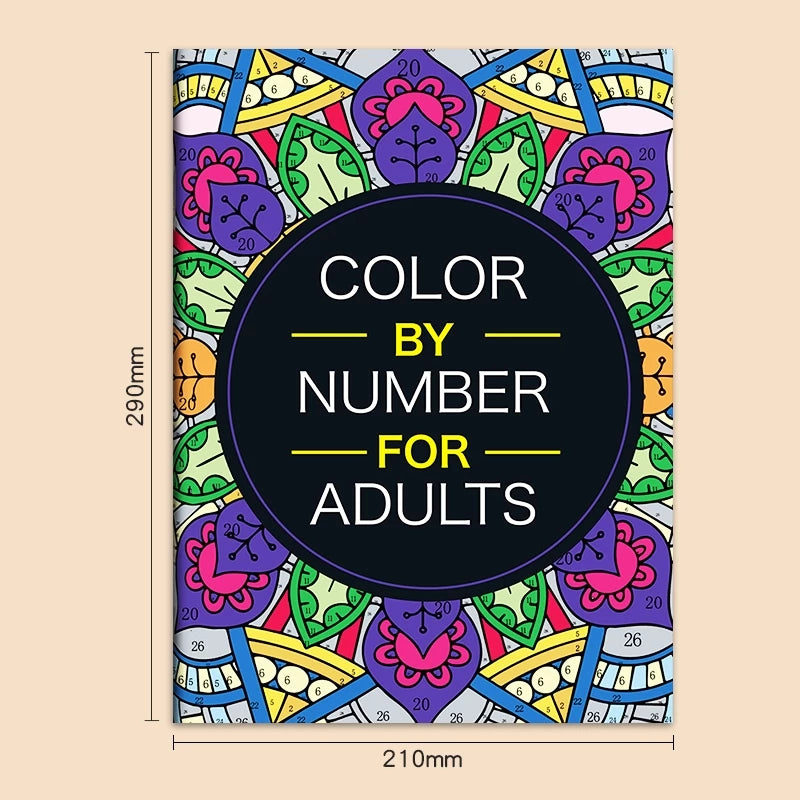 Color By Number Book - 2nd Edition