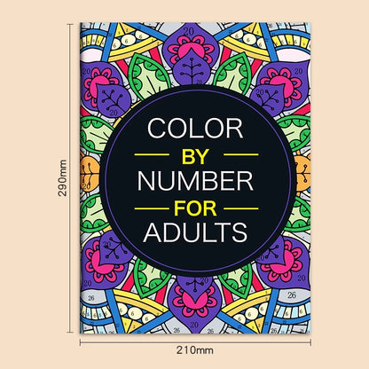 Color By Number Book - 2nd Edition