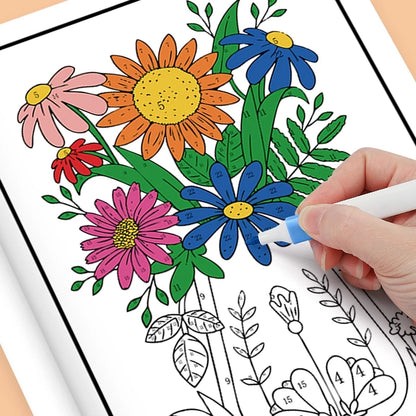 Color By Number Book - 2nd Edition