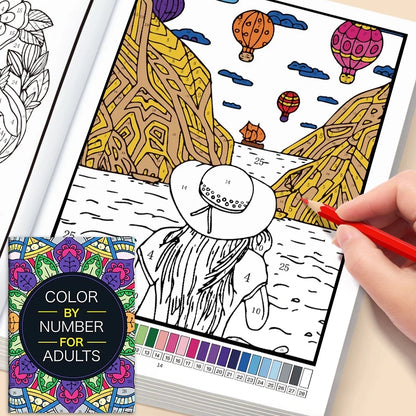 Color By Number Book - 2nd Edition