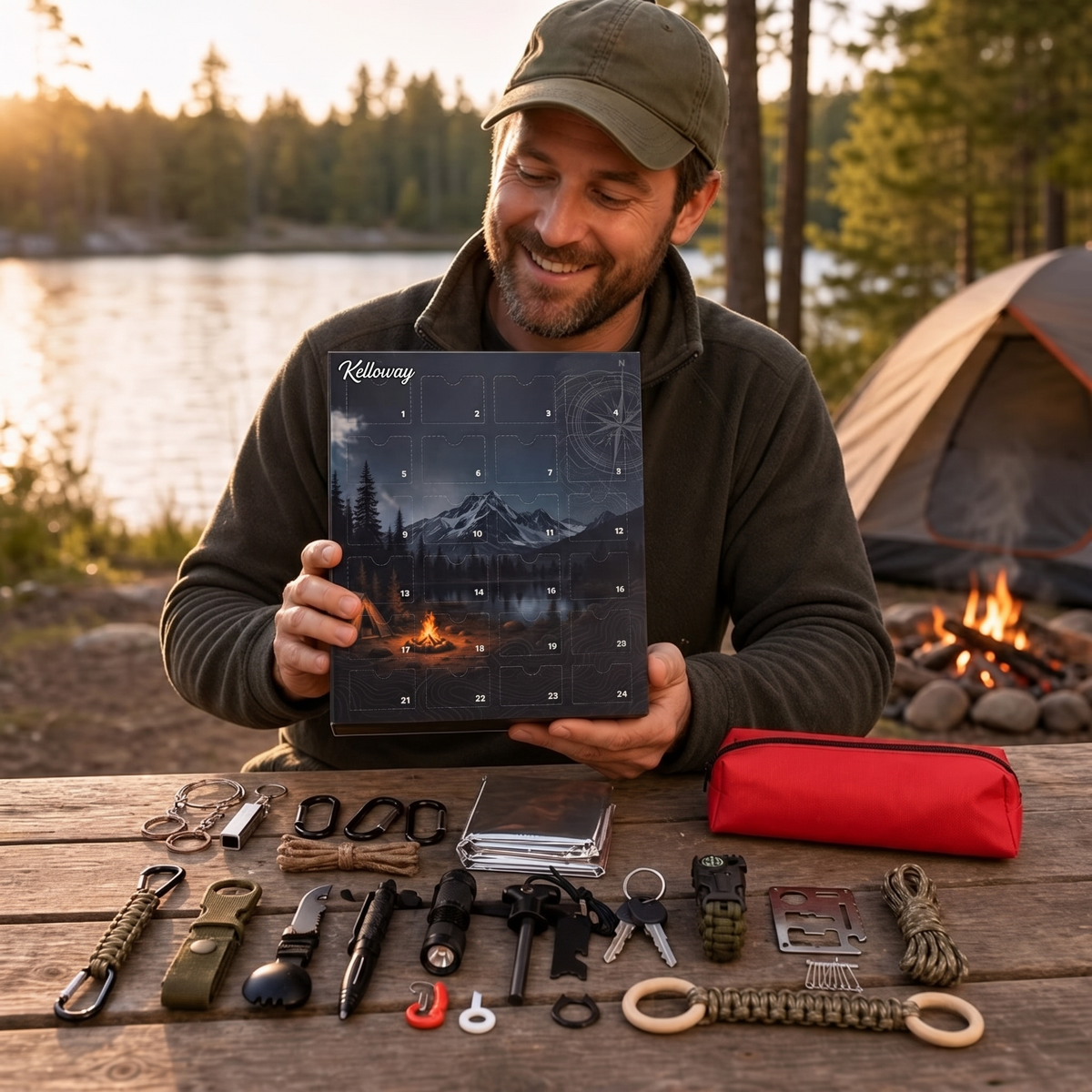 The Outdoorsman Advent Calendar: 24 Real Outdoor Tools, One Behind Every Door
