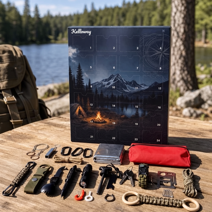 The Outdoorsman Advent Calendar: 24 Real Outdoor Tools, One Behind Every Door