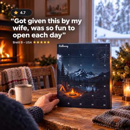 The Outdoorsman Advent Calendar: 24 Real Outdoor Tools, One Behind Every Door
