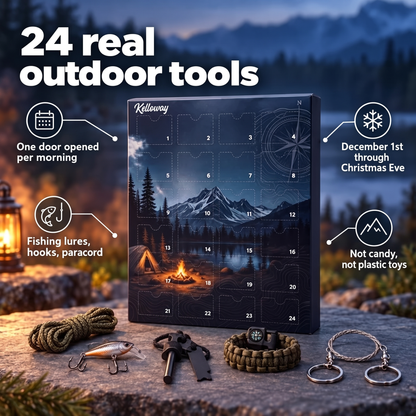 The Outdoorsman Advent Calendar: 24 Real Outdoor Tools, One Behind Every Door