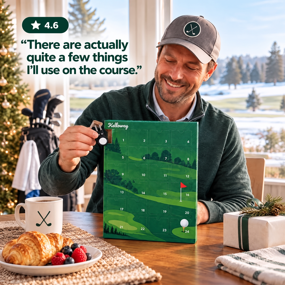 The Golfer's Advent Calendar: 24 Real Golf Accessories, One Behind Every Door