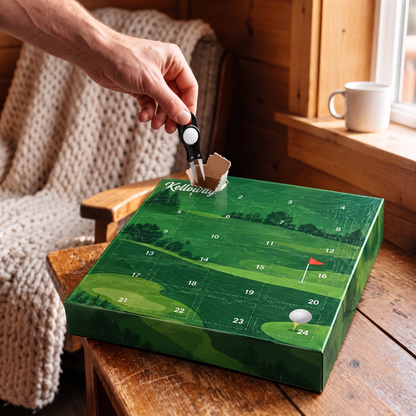 The Golfer's Advent Calendar: 24 Real Golf Accessories, One Behind Every Door